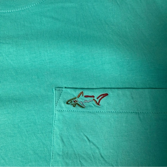 Greg Norman Collection Turquoise Short Sleeve Tee - Picture 2 of 6